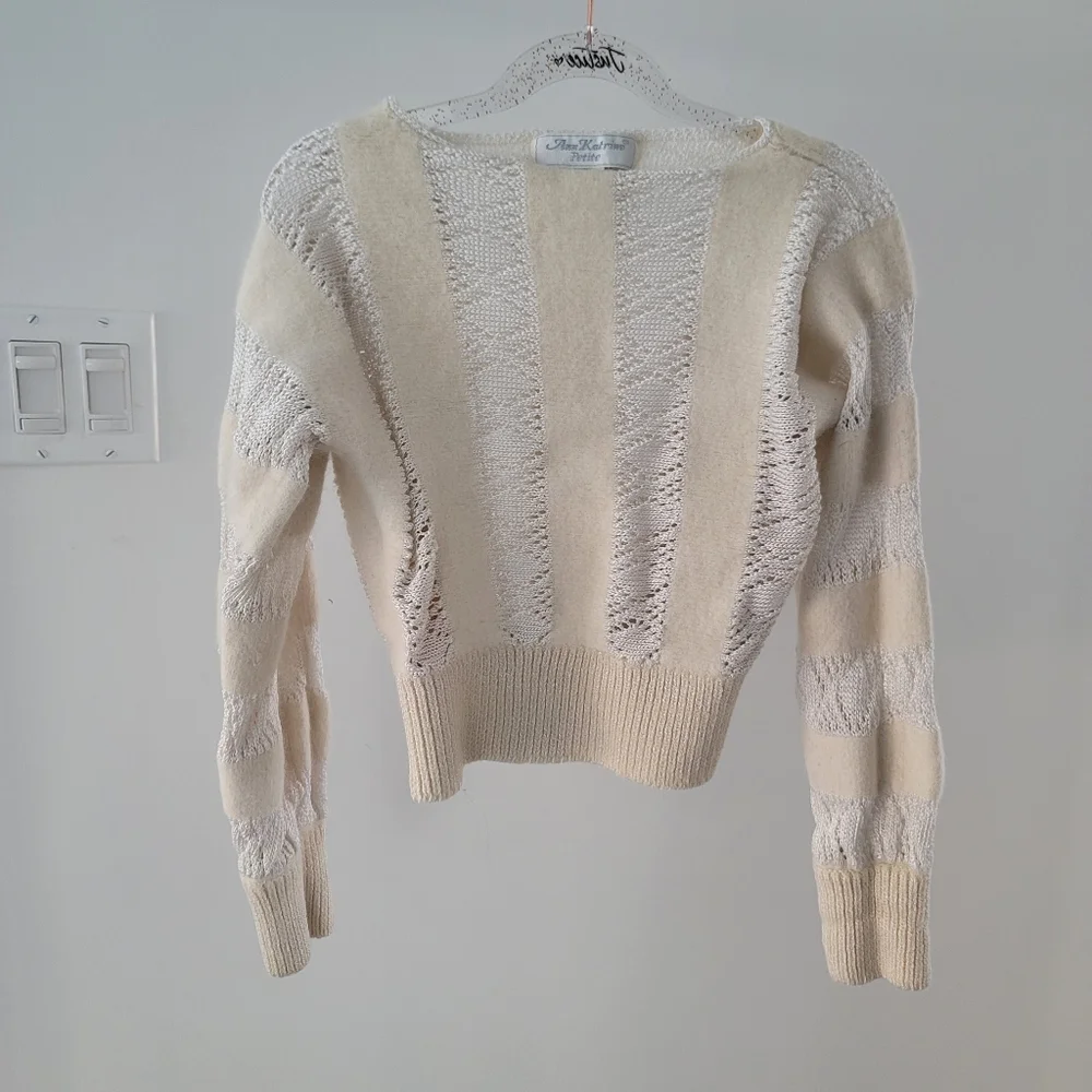 Ann Katrine Girls Angora Sweater Size 6T